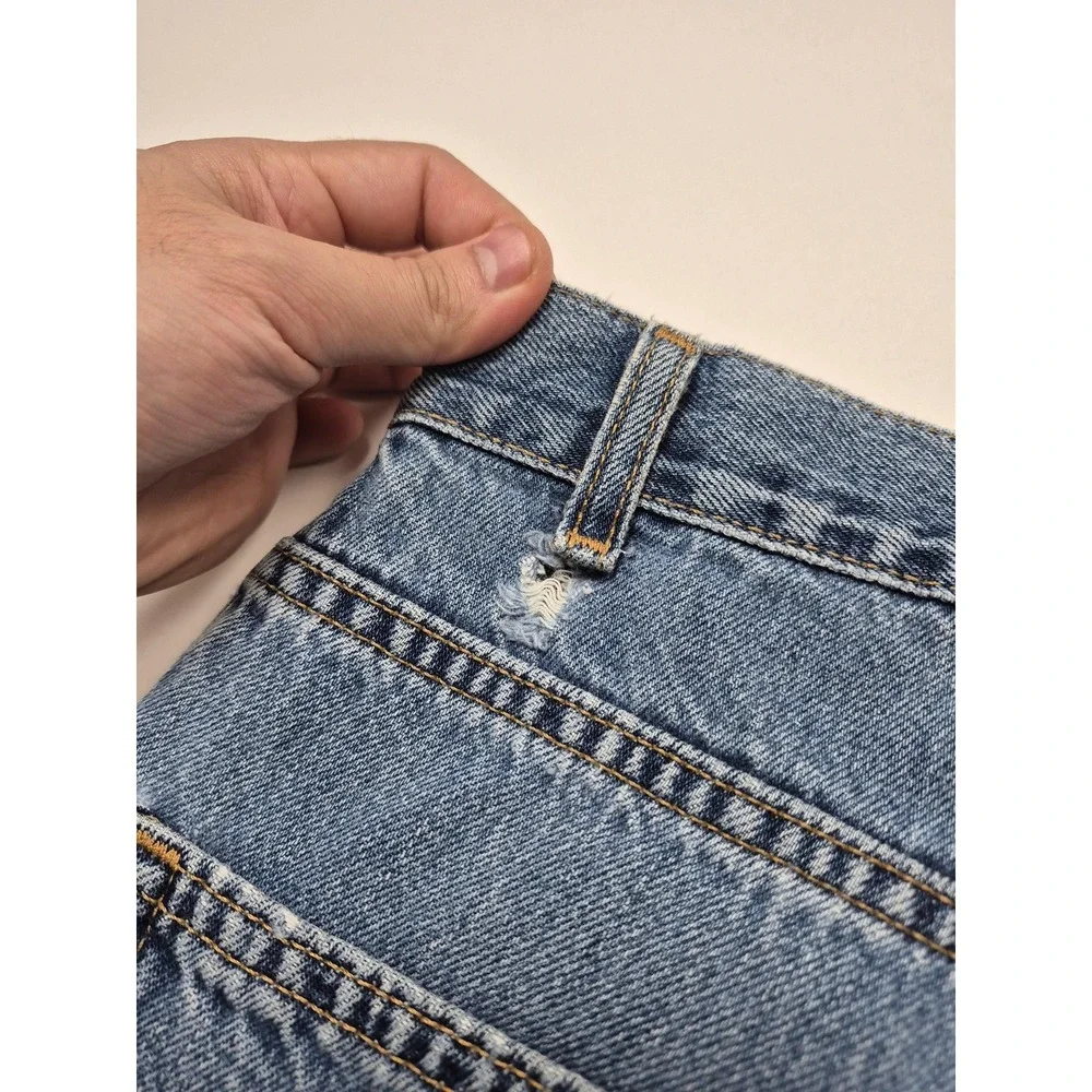 Vintage Levis 560 Loose Tapered Jeans Mens 36x30 Blue Denim USA 90s Distressed